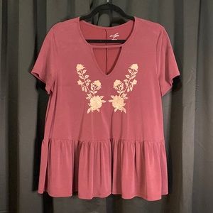 Francesca’s Collection Peplum Top